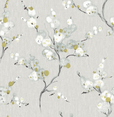 NuWallpaper NU2679 Mirei Peel &amp; Stick Wallpaper, Grey
