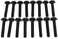 XSPC Radiator Screw Set, #6-32 UNC, 30mm, Black, 16-Pack