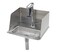 T&amp;S Brass B-1235 Water Station Pedestal Glass Filler Drip Pan Glass Filler with Splash Guard