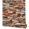 Stone Peel and Stick Wallpaper Rock Wallpaper-Stacked Stone Wallpaper-Faux Brick Wallpaper Stone Self Adhesive Removable Wallpaper Stone Contact Paper Backsplash Fireplace Vinyl Film 17.7&acirc;&euro;&Atilde;&mdash;118&acirc;&euro;