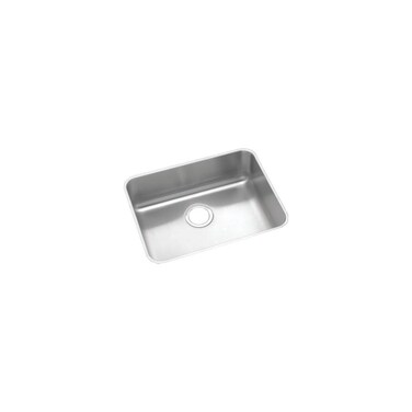 Elkay Lustertone Classic ELUHAD211555 Single Bowl Undermount Stainless Steel ADA Sink 23.5 x 15.75 x 5.375 inches