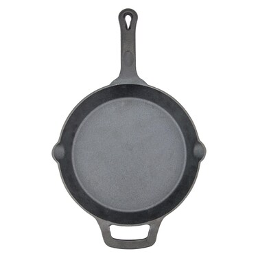 WINCO Cast Iron Skillet, Black