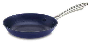 Cuisinart CastLite Non-Stick Cast Iron Fry Pan, 10-Inch, Blue on Blue