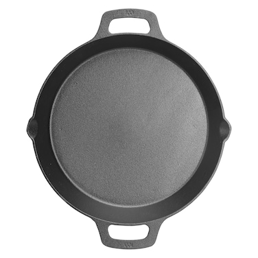 WINCO Cast Iron Skillet, Black , 12