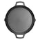 WINCO Cast Iron Skillet, Black , 12