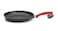 Olympia 32 cm / 12.6 Inch Love Die-Cast Aluminum Nonstick Frying Pan With Red Soft Touch Handle, Made in Italy