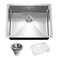 Houzer CNS-2300 Savoir Series 10mm Radius Undermount Single Bowl Kitchen Sink, Stainless Steel