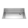 Kindred BSU1832-9N-OW Brookmore Undermount Single Bowl FB Stainless Steel Kitchen Sink, 32.5-in. LR x 18.13-in. FB x 9-in. DP