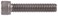 The Hillman Group 43084 8-32 x 1/2-Inch Stainless Steel Socket Cap Screw, 25-Pack
