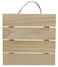 Creative Hobbies 10x10 Inch Unfinished Wood Hanging Plaque - DIY Wood Pallet Sign, Notch Banner, Hanging Wooden Sign, Wood Slice, Decorative Plaque, Rustic Sign for Shop Home Decor, Craft Projects
