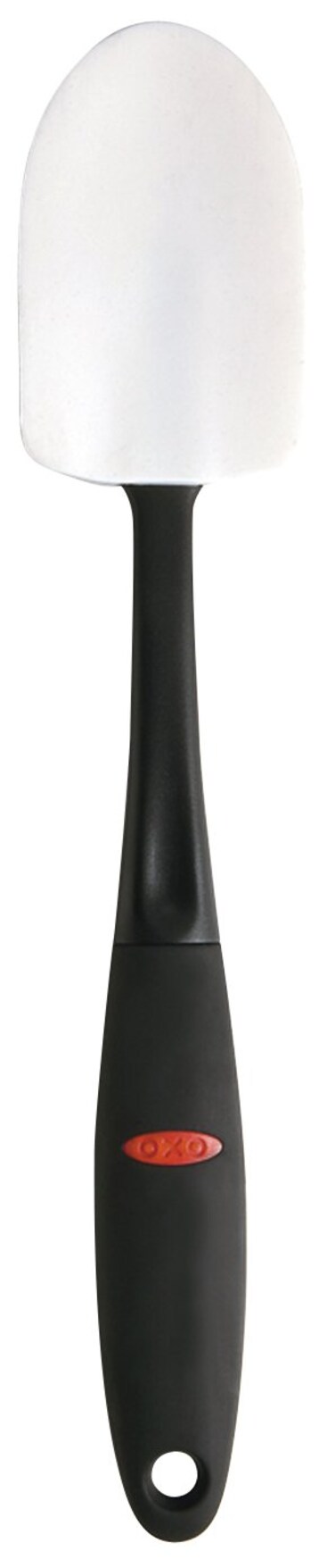 OXO Silicone Spoon Spatula Kitchen Utensils, 2.2 x 12 x 0.5 inches, White/Black