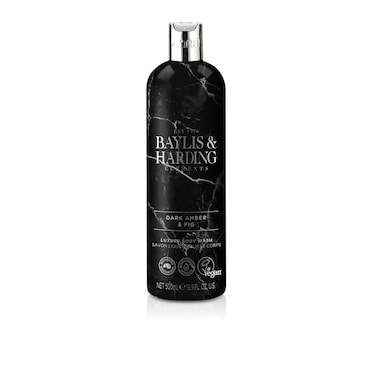 Baylis &amp; Harding Liquid Body Wash Soap, Elements, Dark Amber &amp; Fig, 16.9oz/500ml