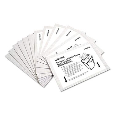 Universal RS-SLS-02 5.5 in. x 2.8 in. Shredder Lubricant Sheets (24/Pack)