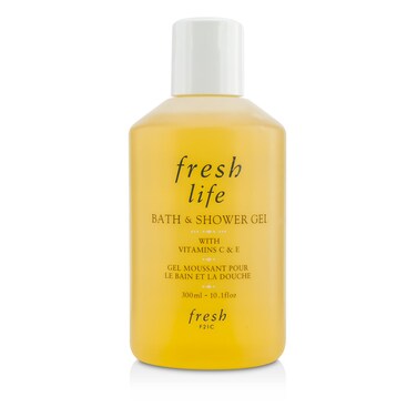 Fresh Life Bath &amp; Shower Gel with Vitamins C &amp; E 10oz (300ml)