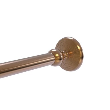 Allied Brass MC-99 Monte Carlo Collection Curtain Shower Rod Bracket, Brushed Bronze