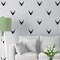 8CM Little Deer Head Wall Decor Vinyl Kids Room Wall Sticker Art Animal Decoration Wall Vinyl Stickers Home Decor Mural (Black)