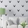 8CM Little Deer Head Wall Decor Vinyl Kids Room Wall Sticker Art Animal Decoration Wall Vinyl Stickers Home Decor Mural (Black)