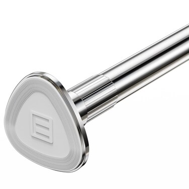 Blu-Pier Tech Shower Curtain Rod Tension - 28-48 Inch Never Rust, Non-Slip Tension Curtain Rod, No Drilling Stainless Steel Curtain Rod Use Bathroom, Kitchen,Wardrobe,etc&iuml;&frac14;&circ;SS304&iuml;&frac14;&permil;