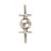 Rod Desyne Screw-in Corner Connector, Satin Nickel