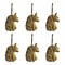Twofish Home Unicorn Style Shower Curtain Hooks S/12 Decorative Unicorn Shower Curtain Rings Rust Proof Shower Curtain Rings Set of 12 Unicorn Resin Shower Curtain Rings Pack of 12