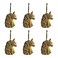 Twofish Home Unicorn Style Shower Curtain Hooks S/12 Decorative Unicorn Shower Curtain Rings Rust Proof Shower Curtain Rings Set of 12 Unicorn Resin Shower Curtain Rings Pack of 12