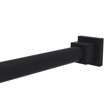 Allied Brass MT-99 Montero Collection Shower Rod Bracket, Matte Black