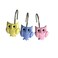 Twofish Home Owl Ceramic Resin Shower Curtain Rings Set of 12 for Bath Chioce Funny Gift to Children Owl Design Shower Curtain Hooks Pack of 12