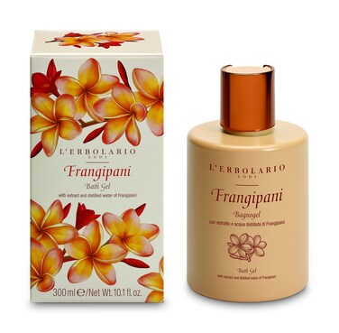 LErbolario Bath Gel - Frangipani for Women - 10.1 oz Shower Gel