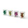 ICUP Grateful Dead Dancing Bears 4 Piece Shot Glass Set