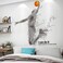 3D Basketball Player Wall Stickers Children's Bedroom Living Room Stickers Detachable DIY Sports Wall Stickers Art murals Wall Stickers Boys Room Game Room Stickers Decoration&iuml;&frac14;&circ;Brand New&iuml;&frac14;&permil;