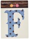 WallCandy Arts Luv Letters Stars Wall Stickers, F
