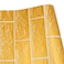 Yifasy 29.5 feet Roll Gold Bricks Shelf Liner Self-Adhesive Wallpaper Yellow Drawer Cover Paper Wall Furniture Protect Film (L-354.3x17.7 Inch)