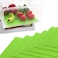 Dualplex Refrigerator Liners Washable   6 Fridge Drawer Liners Mats   13"x10.5" Shelf Liner Reusable   Sponge Keeps Produce Fresh Longer   Fruit &amp; Veggie Life Extender   Air Circulating (6 Pack)
