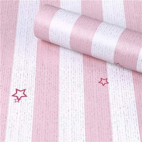 HOYOYO 17.8 x 78 Inches Self-Adhesive Shelf Liner, Self Adhesive Shelf Liner Dresser Drawer Paper Wall Sticket Home Decoration Pink