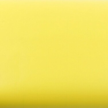 ROSEROSA Peel and Stick PVC Solid Decorative Instant Self-Adhesive Wallpaper Covering Countertop Backsplash Yellow (S4804-1 : 1.64 Feet X 8.20 Feet)