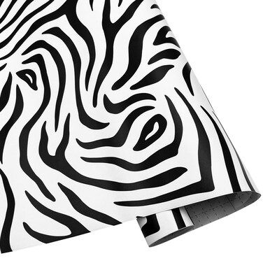 SimpleLife4U Self Adhesive Furniture Protect Paper Moisture Proof Shelf Liner 300cm,Zebra Stripe Valentine's Day Gift