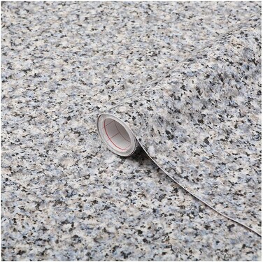 d-c-fix Decorative Self-Adhesive Film, Granite Grey, 26" x 78" Roll, 4-Pack