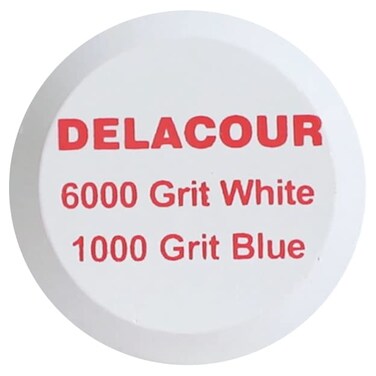 Delacour Axe/Hatchet Sharpening Puck Whetstone Knife Sharpening Stone, Dual Grit Multi-Purpose Sharpener Stone