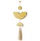IOWER Gold Boho Wall Decor Metal Wall Decor Living Room Wall Hanging Tassel Wrought Iron Modern Room Decor 31