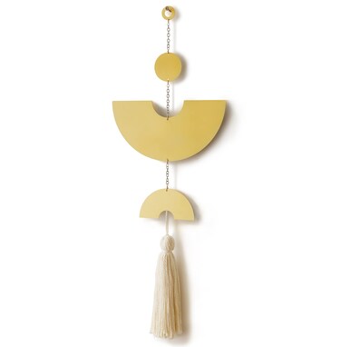 IOWER Gold Boho Wall Decor Metal Wall Decor Living Room Wall Hanging Tassel Wrought Iron Modern Room Decor 31