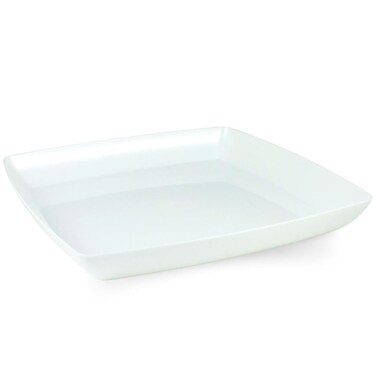 Maryland Plastics, inc Plastic Tray-12   White   Simply Squared   1 Pc. Tray, 12