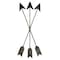 DECORKEY Metal Arrow Wall Decor, Distressed Native American Decor, Wall Hanging Decorative Wall Art for Nursery Gallery Wall, Farmhouse Indoor Outdoor Decoration