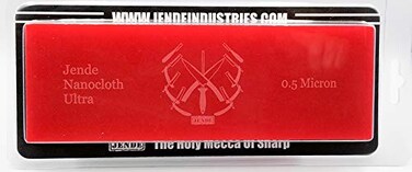 Jende Nanocloth 0.5 Micron Knife Strop 210x70mm(unloaded)-Premium Ultra bench knife Strop for Diamond Emulsions