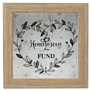 Lawrence Frames - Honeymoon Fund Box - 8 Inch Square, 2.4 Inch Depth