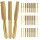 ZUNTENG 30Pcs Diamond Chainsaw Sharpener, 3 Size Chainsaw Sharpener Bits, Sharpener for Timberline Chain Saw, High Hardness Titanium Plated Burr Stone (5/32'', 3/16'', 7/32'')