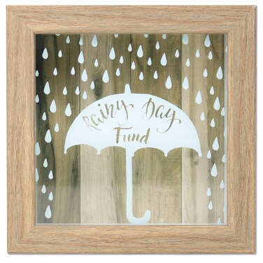 Lawrence Frames - Rainy Day Fund Box - 8 Inch Square, 2.4 Inch Depth