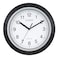 La Crosse Technology WT-3102B 10-Inch WWVB Self-set Analog Wall Clock and automatic DST reset,Black/silver