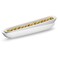KooK Olive Boat Tray, Set of 2, Charcuterie Tray, Grazing Table Supplies, Charcuterie Board Accessories, Ceramic Serving Dish, Narrow Canoe, Cheeses and Appetizers, Dishwasher Safe, 12&acirc;&euro;, White