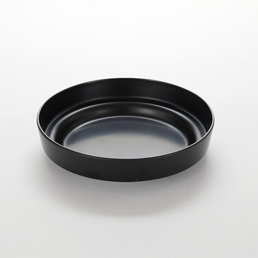 Seafood Tray, Melamine, Black, 10" Dia.