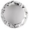 Alessi Foix Round Tray Silver 44cm x 3cm